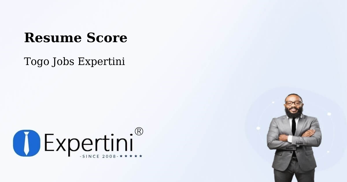 Resume Score & Job Description Match Tool – Tchamba - Togo Jobs Expertini